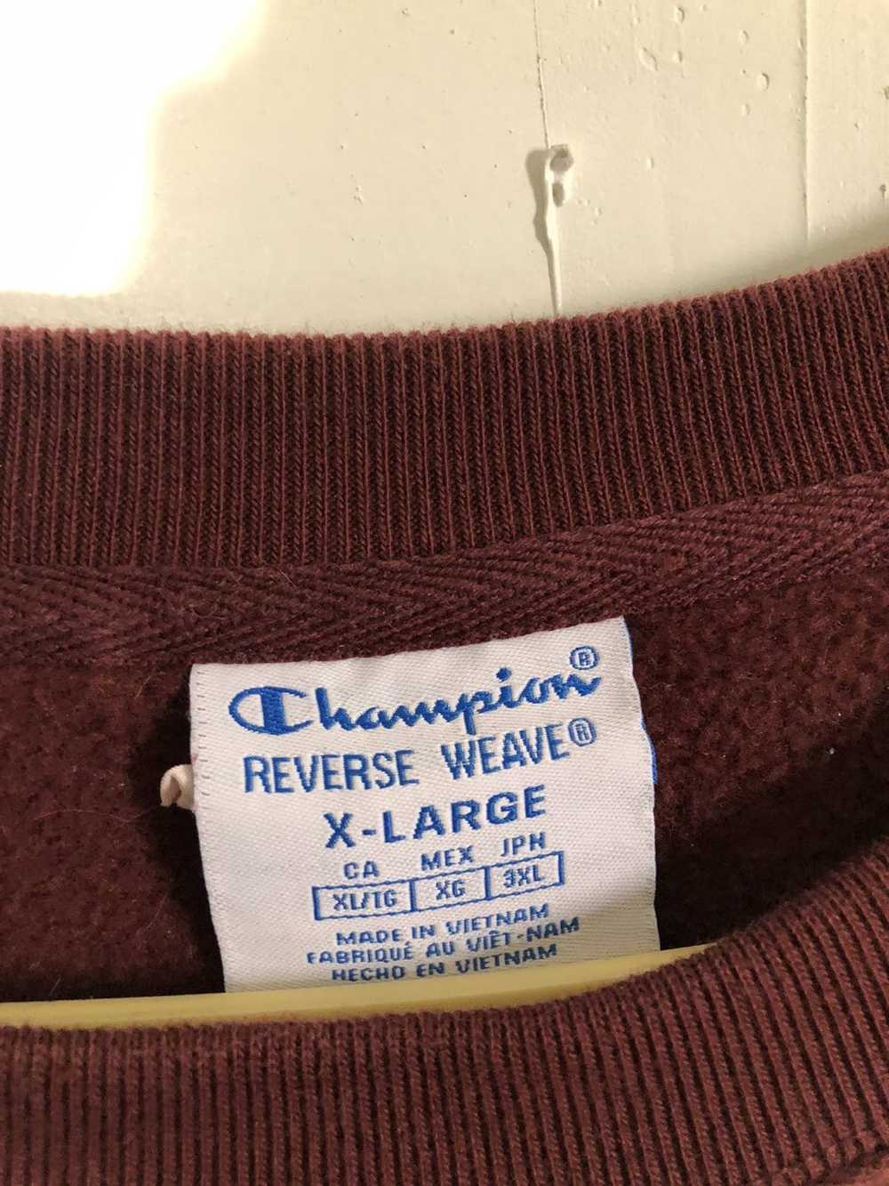 Champion Champion Reverse Weave Sweatshirt Maroon - image 3