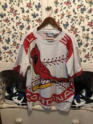 vintage 80s single stitch Soft Thin MLB St. Louis Cardinals T-Shirt Herzog  era L