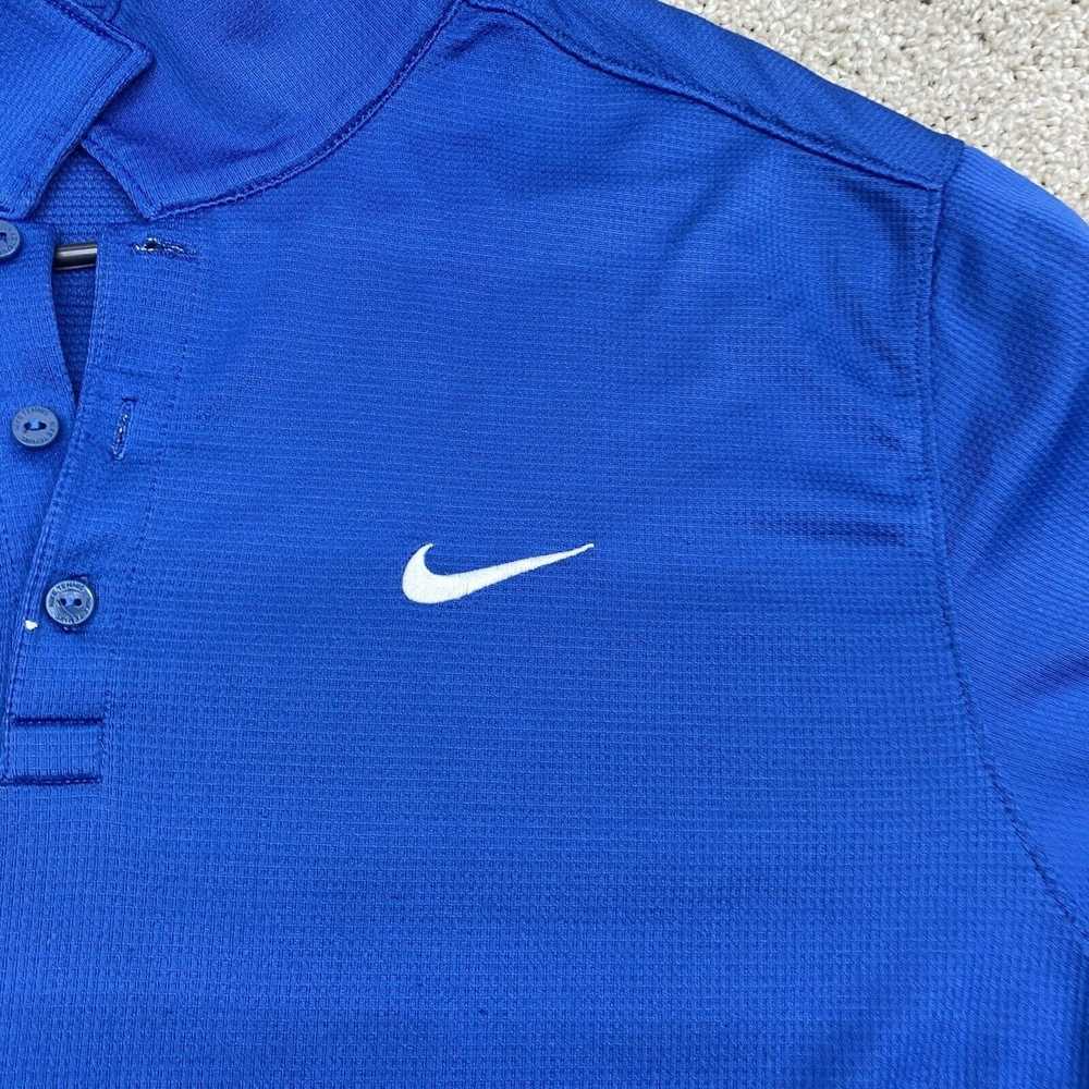 Nike Nike Shirt Adult Extra Large Mens Blue Dri F… - image 2