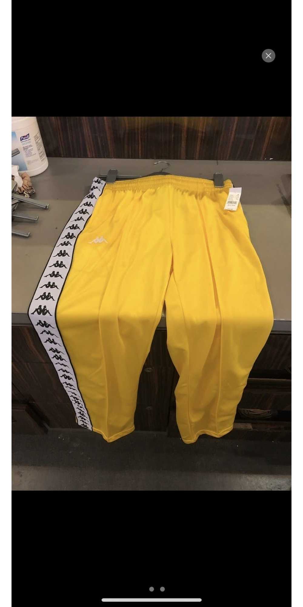 Kappa Kappa Yellow Track Pants Medium - image 2