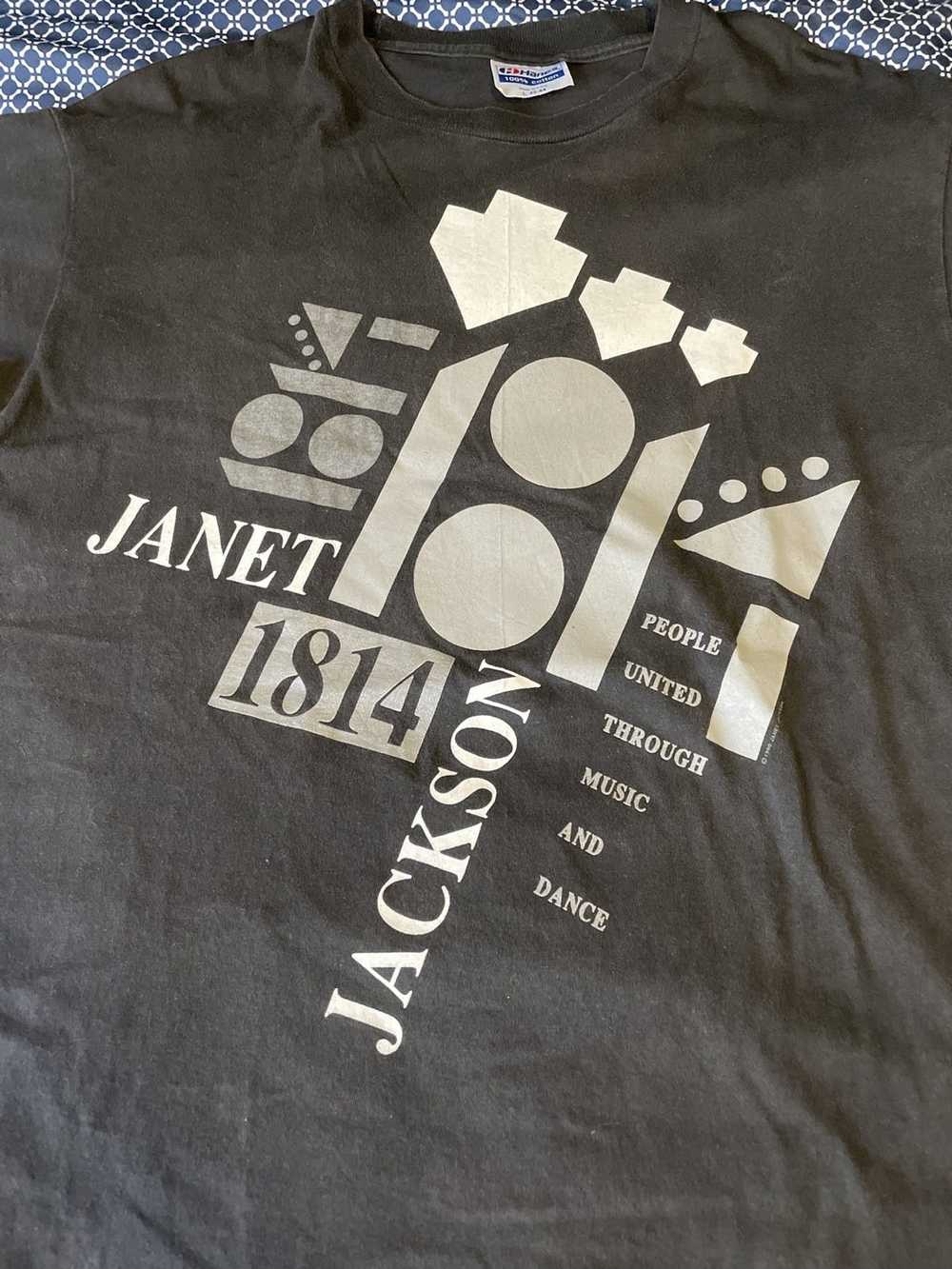 Hanes × Vintage Janet Jackson Rhythm Nation 1990 … - image 2