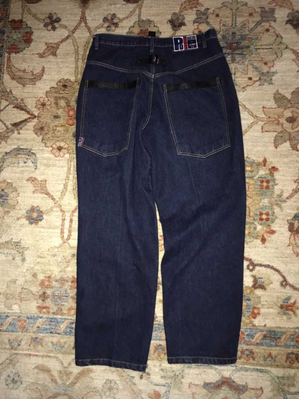 Vintage VTG PG SPORT Baggy Dark Blue Cargo Denim … - image 4