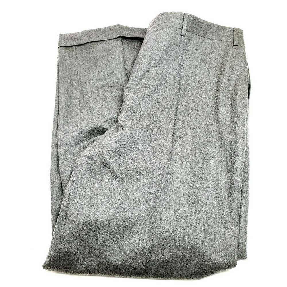 Canali Canali Heavy Wool Dress Pants 37/30 Gray F… - image 1