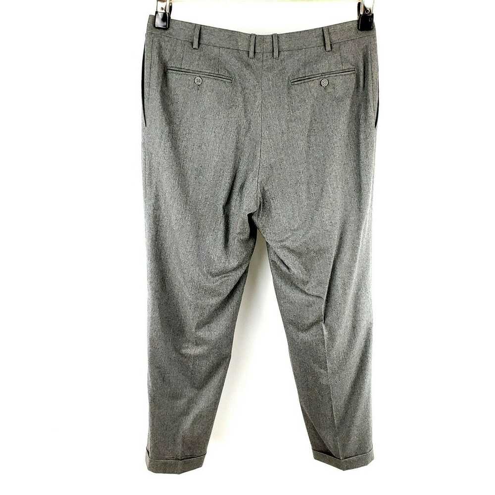 Canali Canali Heavy Wool Dress Pants 37/30 Gray F… - image 3
