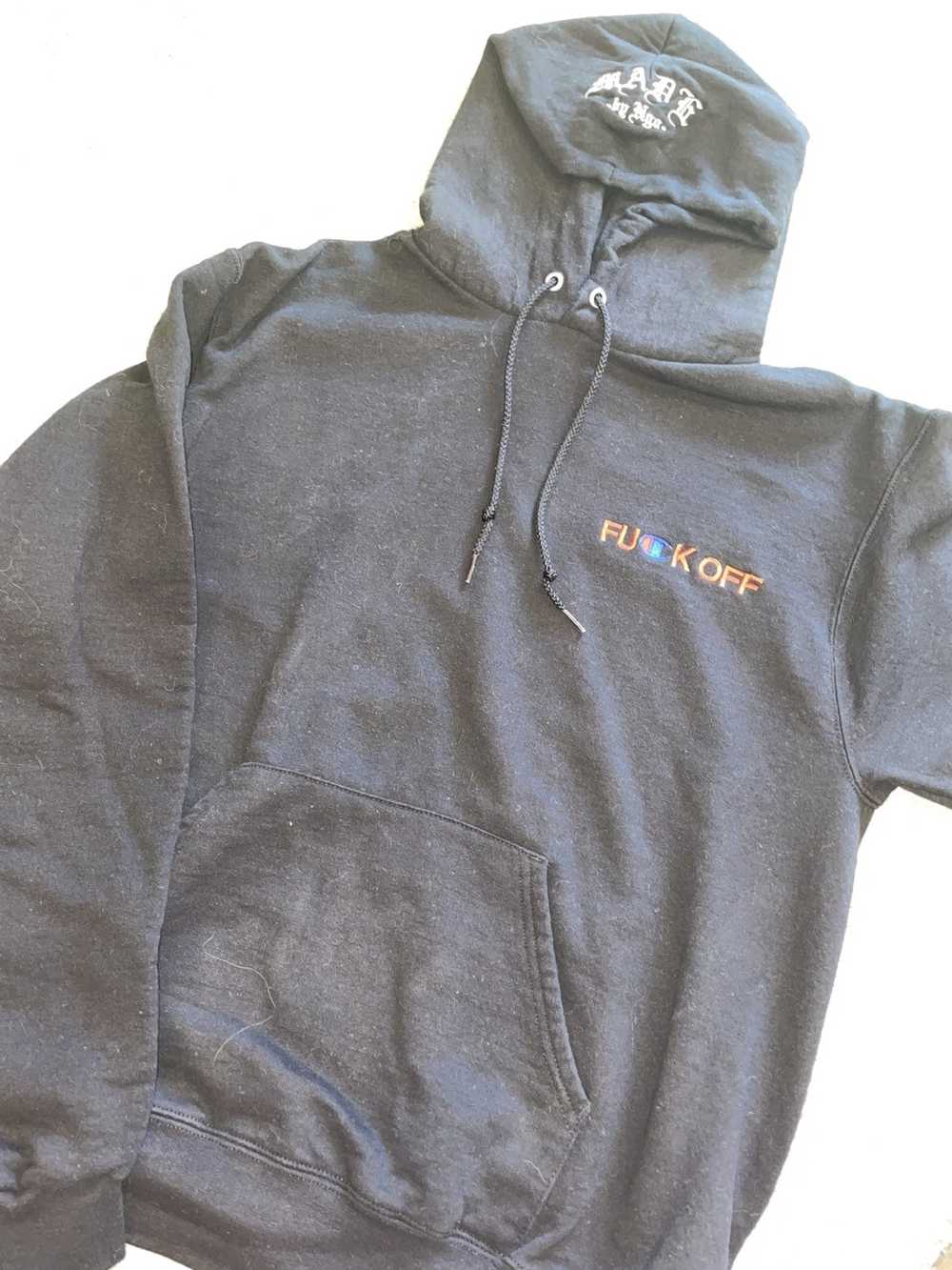 Custom MADE By NGO Fuck Off Hoodie - image 2