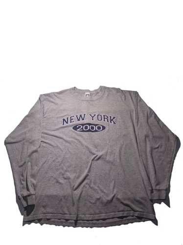 Vintage Cotton Deluxe 2XL Gray New York 2000 Long 