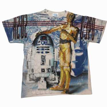 Vintage Vintage 90s Star Wars R2-D2 and C-3PO Luc… - image 1