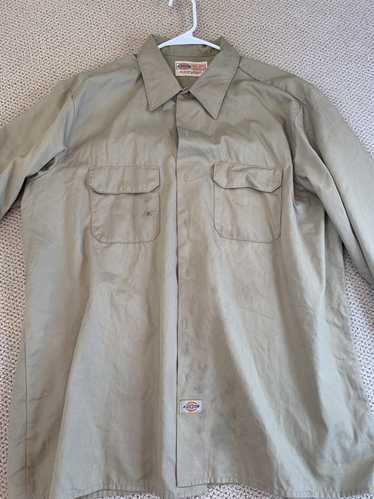 Dickies dickies vintage two pocket work coat butto