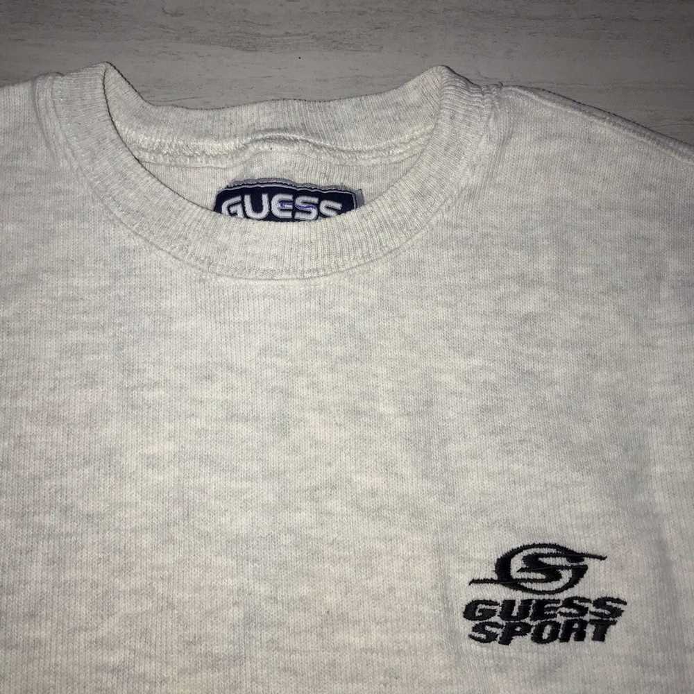 Guess Off White Vintage Guess Sport Crewneck - image 1