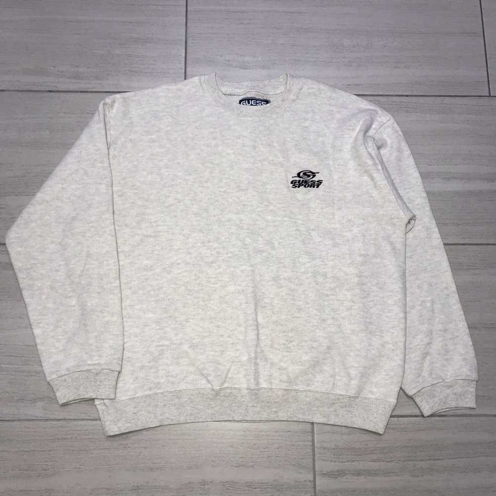 Guess Off White Vintage Guess Sport Crewneck - image 2