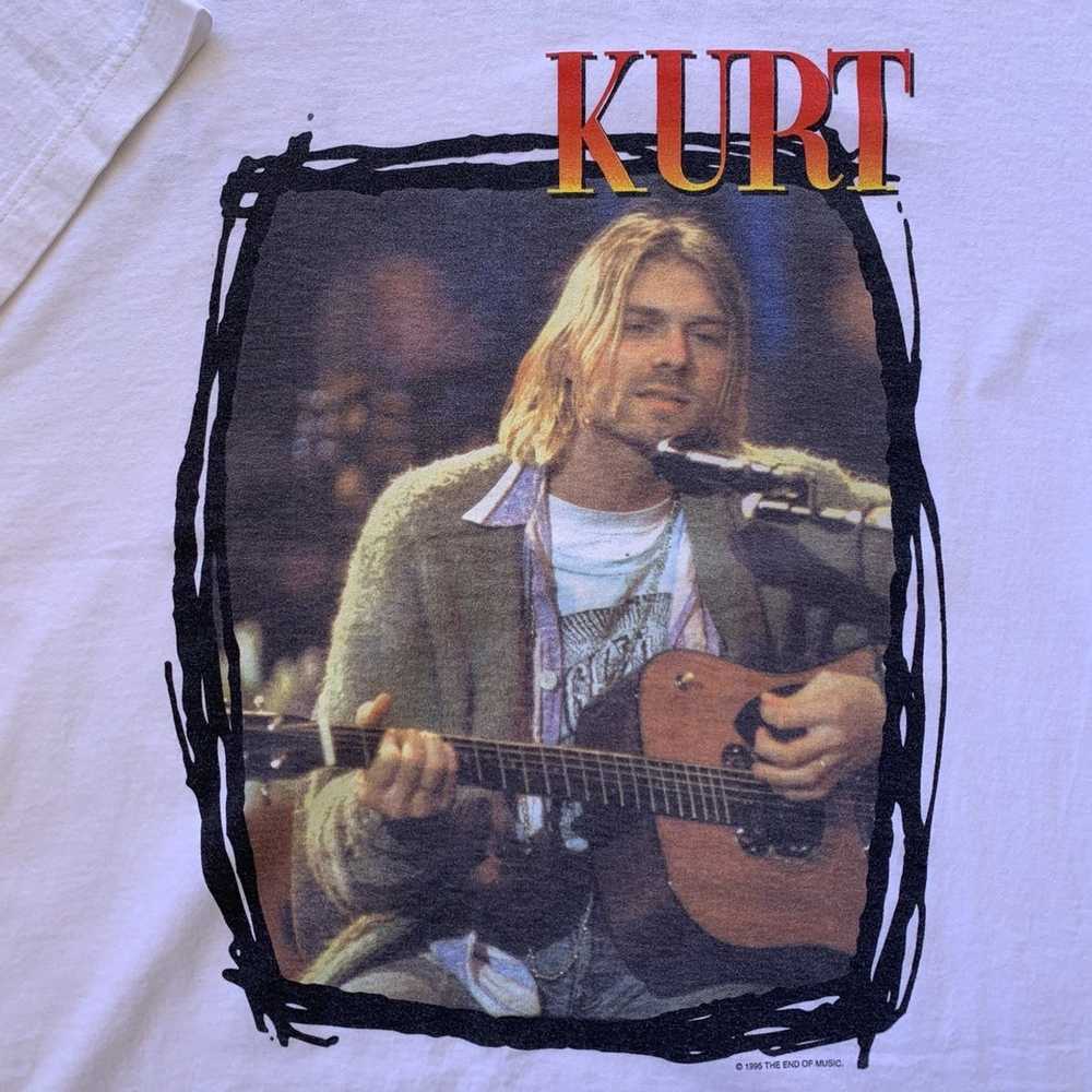 Band Tees × Vintage Vintage Kurt Cobain Unplugged… - image 1