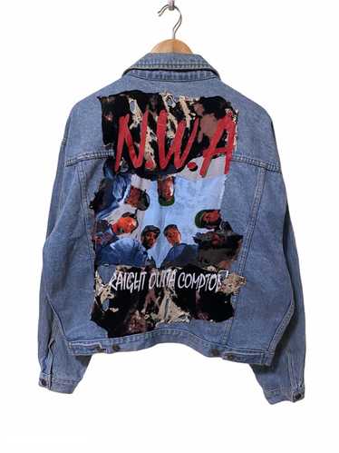 Hand Painted Custom Denim Jacket THE WEEKND 