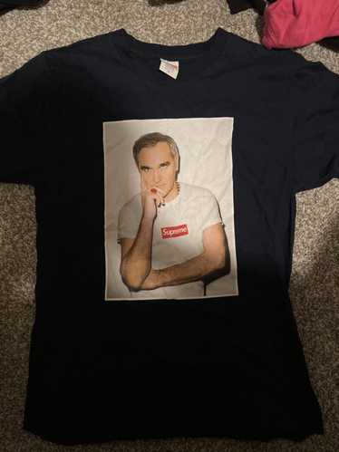 Supreme Supreme Morrissey photo tee navy medium