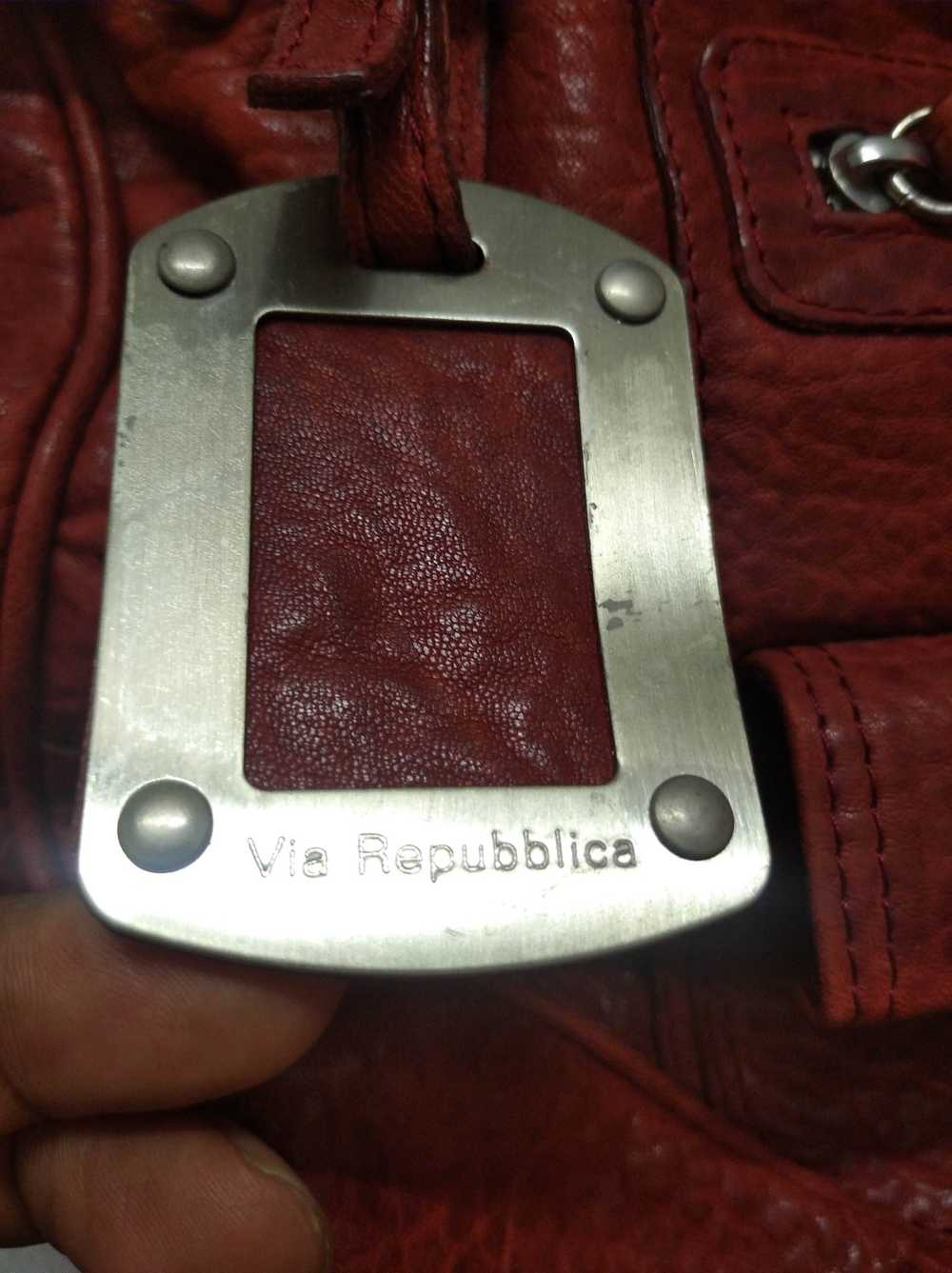 Bag × Italian Designers × Leather Via repubblica … - image 7