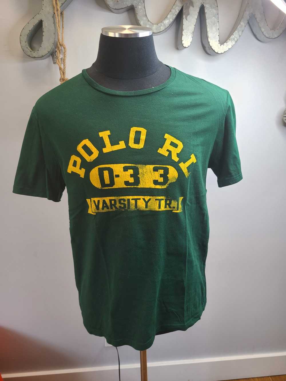 Polo Ralph Lauren Varsity track short sleeve shirt - image 1