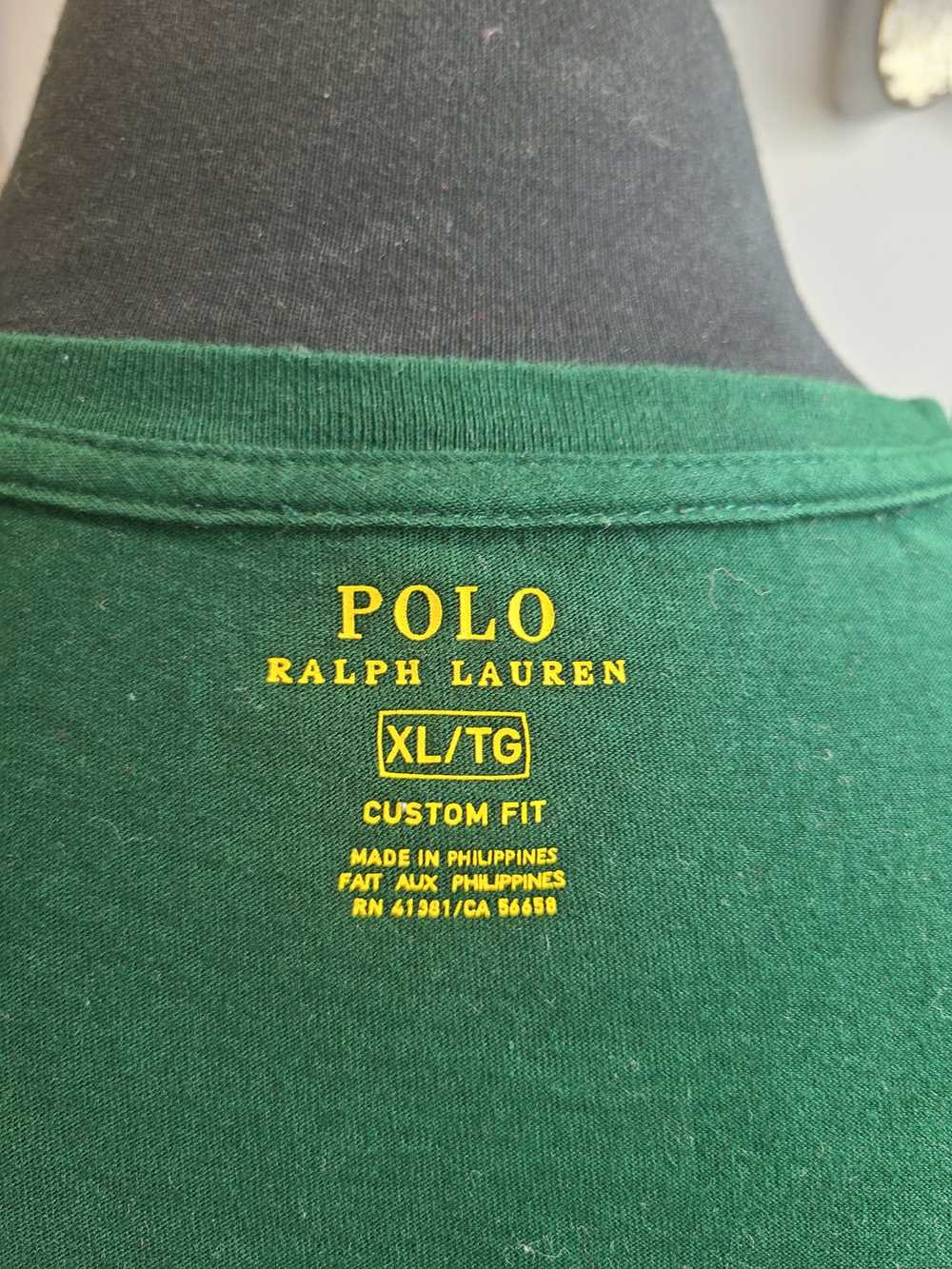 Polo Ralph Lauren Varsity track short sleeve shirt - image 2