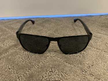 Soho 82 Unisex Rectangle Polarized Sunglasses in Sand Grey & Black Marble  55 mm - Speert International