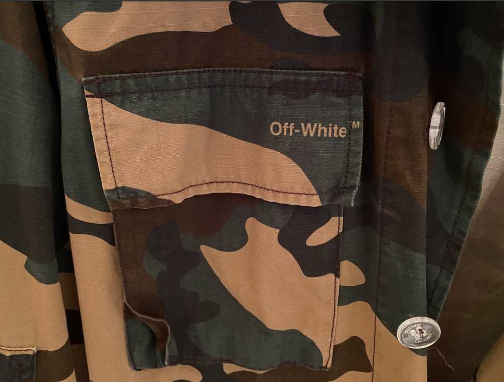 Off-White Off-White camouflage cotton field jacket - image 6