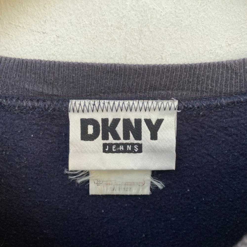 DKNY × Donna Karan × Vintage DKNY CROP SHIRT SWEA… - image 4