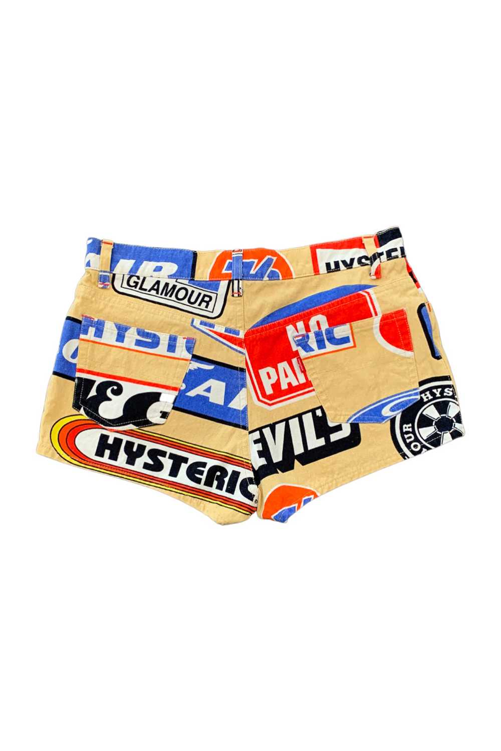 HYSTERIC GLAMOUR GAS STATION LOGO HOT PANTS - image 2