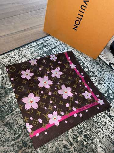Louis Vuitton - Cosmic Blossom Limited Edition Cotton Scarf Purple
