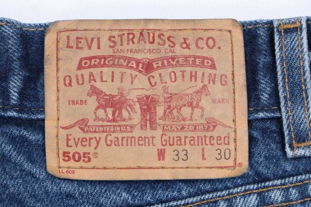 Levi's × Vintage Vintage 90s Levis 505 Regular Fi… - image 9