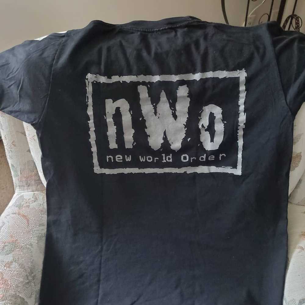 Vintage × Wcw/Nwo × Wwe 90s NWO WCW WWF shirt - image 2