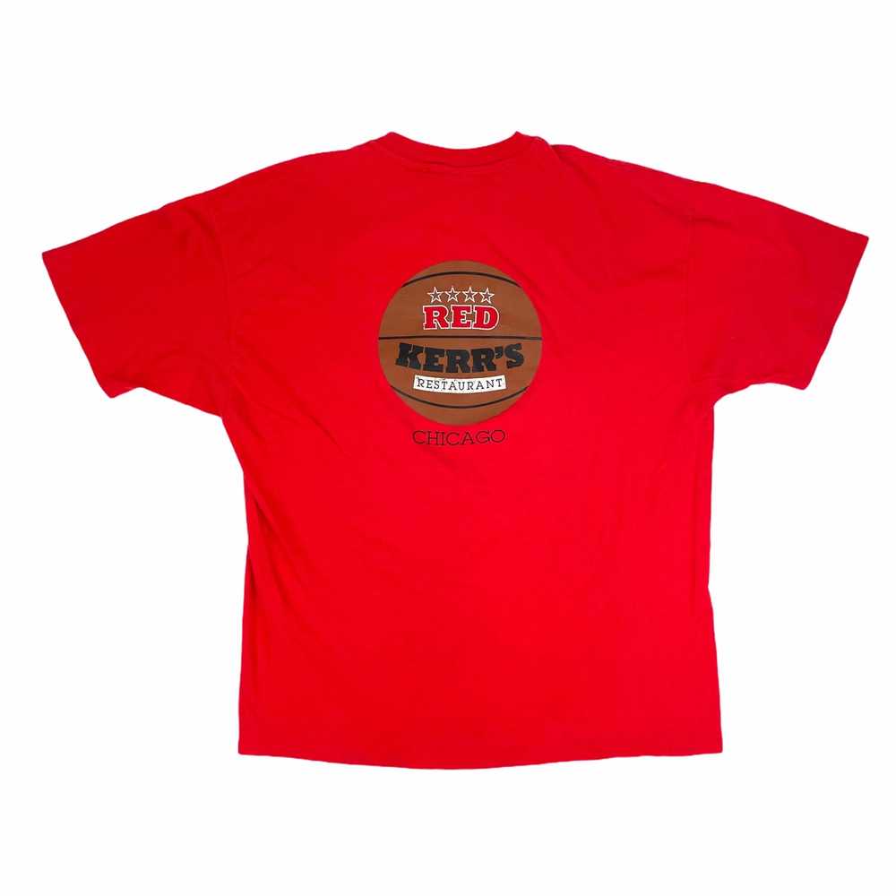 Hanes × Vintage Vintage 80s Red Kerr Restaurant C… - image 1