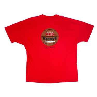 Hanes × Vintage Vintage 80s Red Kerr Restaurant C… - image 1