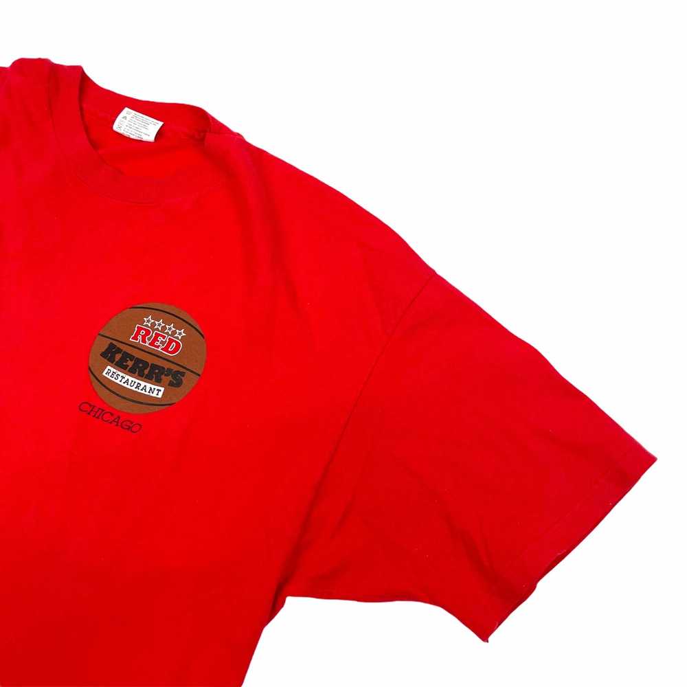 Hanes × Vintage Vintage 80s Red Kerr Restaurant C… - image 3