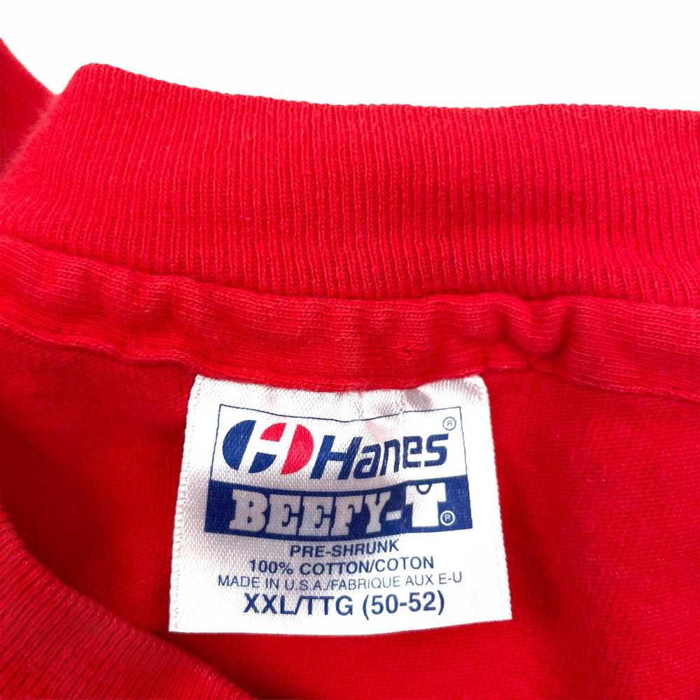 Hanes × Vintage Vintage 80s Red Kerr Restaurant C… - image 4