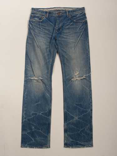 【美品】'07ss NUNBER (N)INE デニム カットオフ ソロイスト NUMBER (N)INE - ソロイストの通販 by haya's shop
