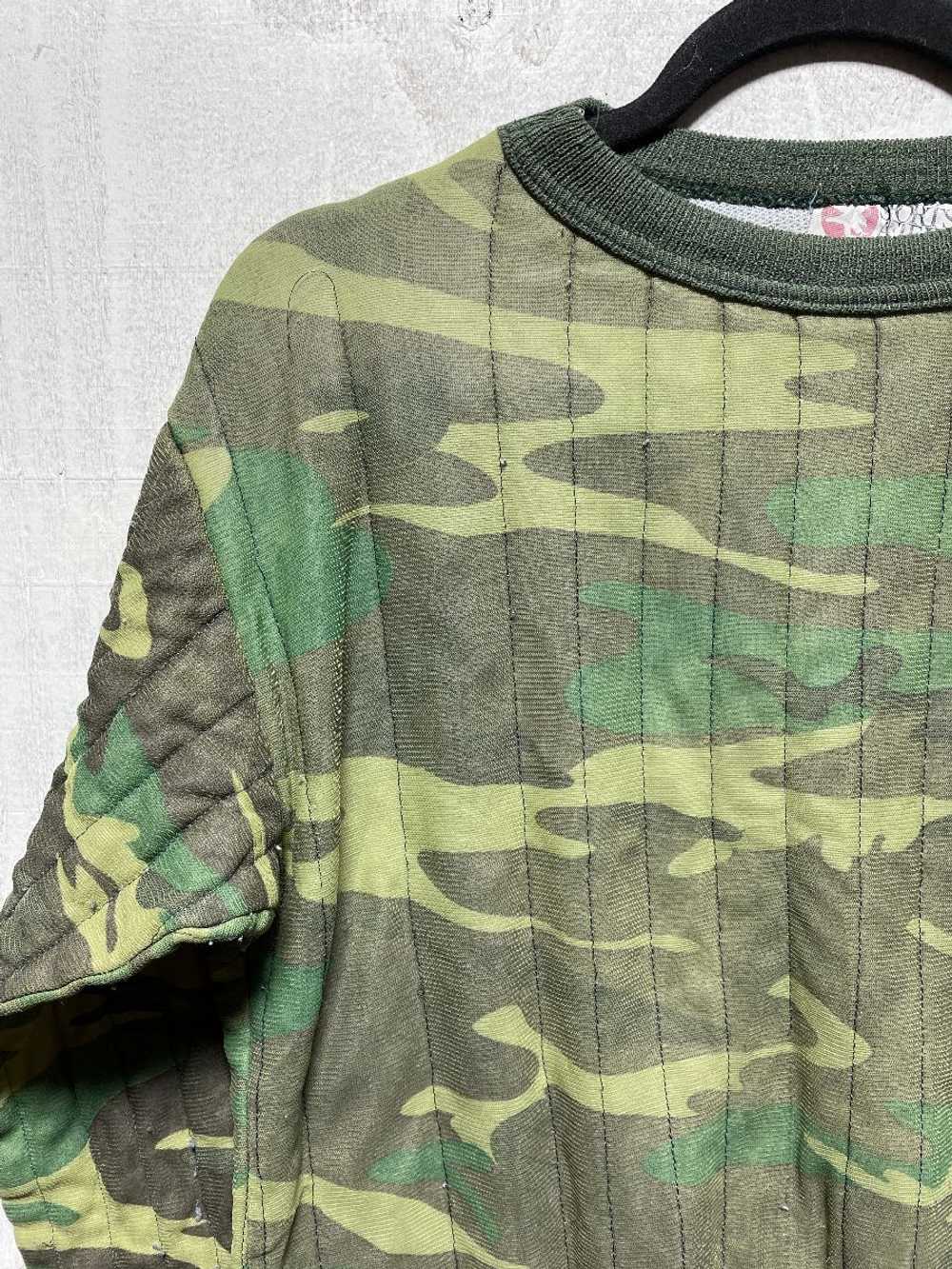 AS-IS COOL QUILTED CAMOUFLAGE CREWNECK SWEATSHIRT… - image 10