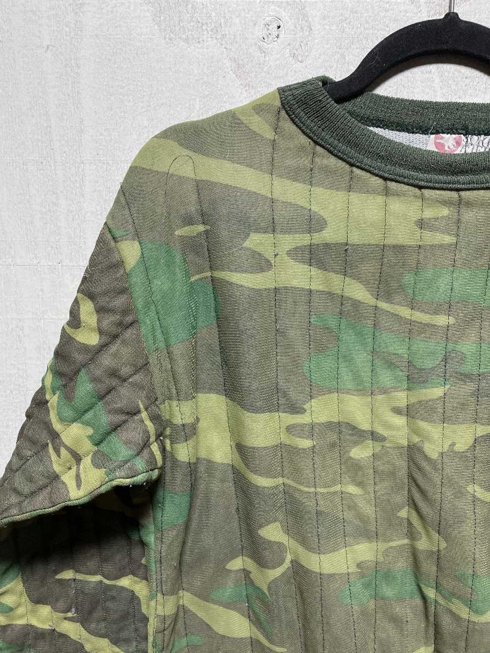 AS-IS COOL QUILTED CAMOUFLAGE CREWNECK SWEATSHIRT… - image 7