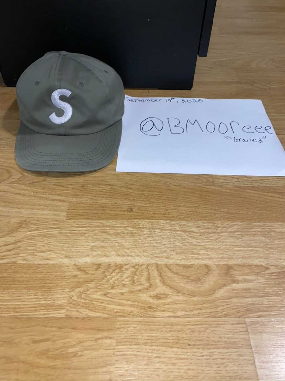 Supreme Supreme S Logo 6-Panel Olive White F/W 20… - image 1