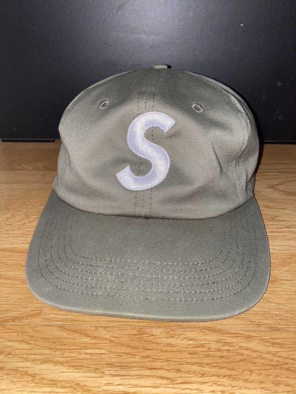 Supreme Supreme S Logo 6-Panel Olive White F/W 20… - image 2