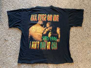 Vintage 90s Tupac Shakur Bootleg Rap Tee T Shirt Memorial