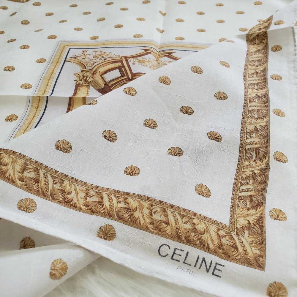 Celine Celine Paris, Vintage Handkerchief, Celine… - image 5
