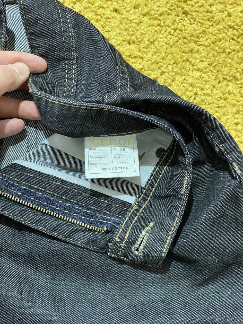Gucci × Vintage Gucci ligth dark jeans - image 3