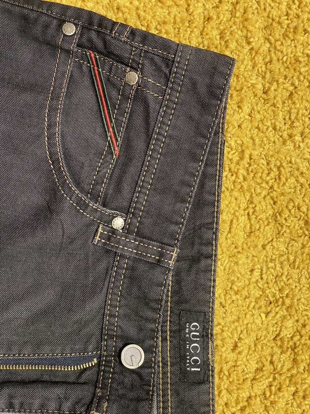 Gucci × Vintage Gucci ligth dark jeans - image 4