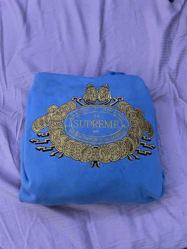 Supreme RARE Supreme “Amanos o Ódianos” BLUE Hoodi