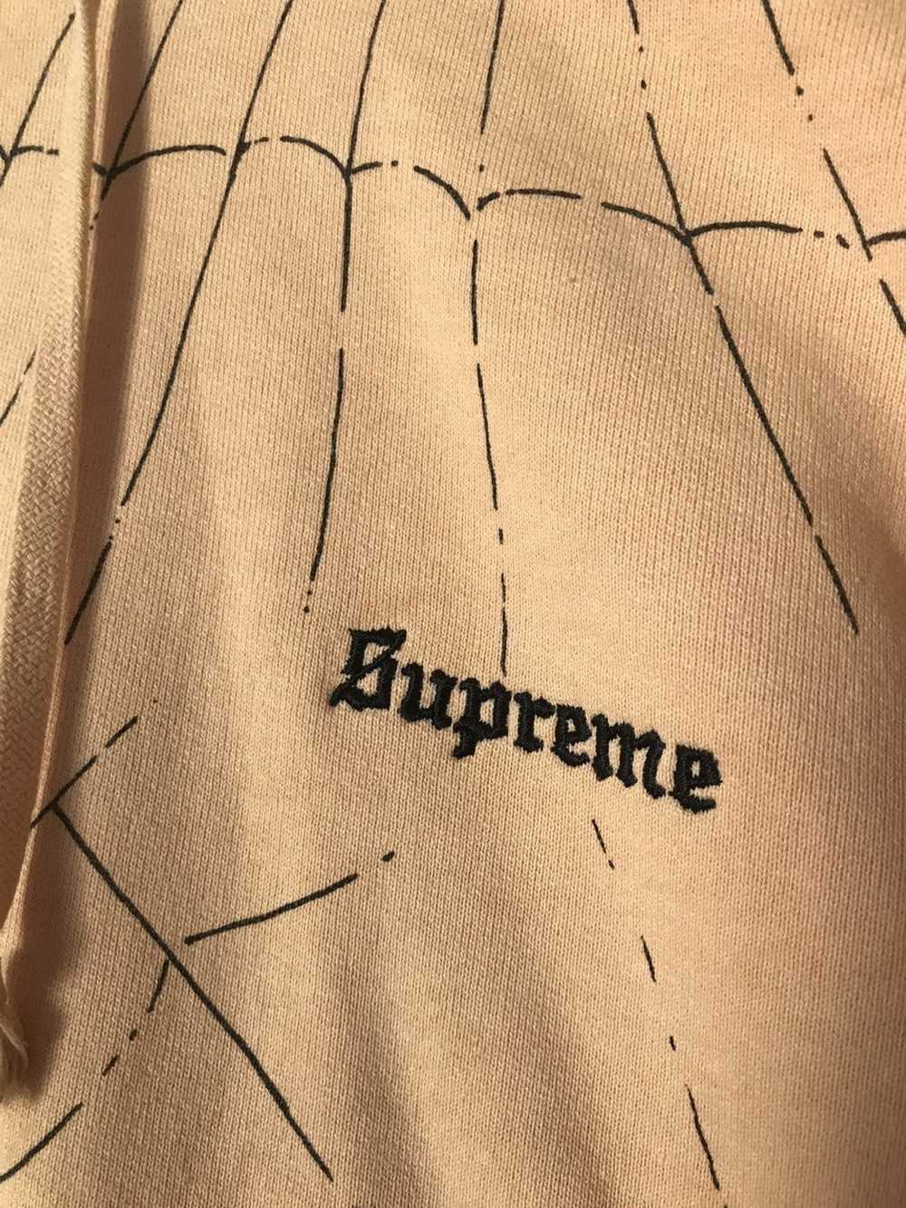 Supreme Spiderweb Hoodie Sweatshirt - image 2