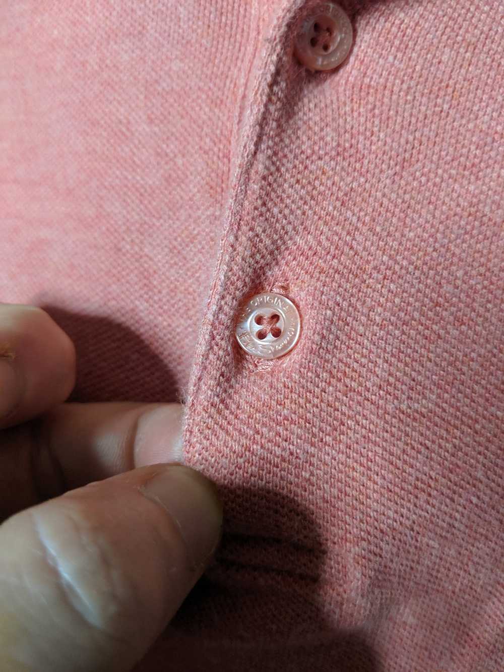 Ben Sherman Salmon embroidered logo polo shirt - image 6