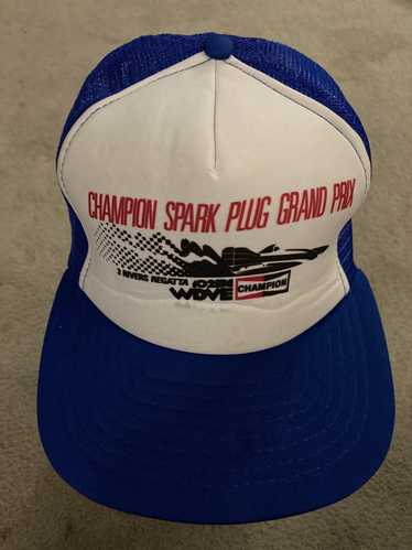 Trucker Hat × Vintage Champion Spark Plug Grand Pr