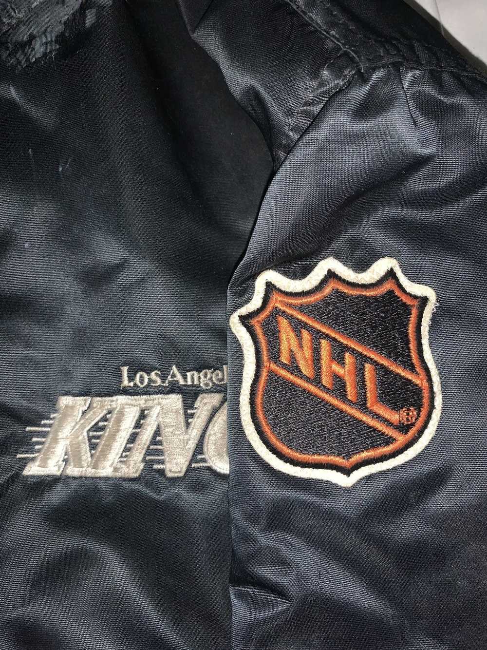 Vintage Los Angeles LA Kings Starter Satin Bomber Jacket NHL