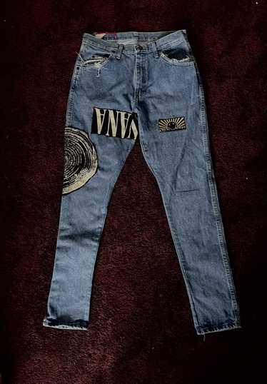 Custom × Nirvana × Wrangler Nirvana sewn patch je… - image 1