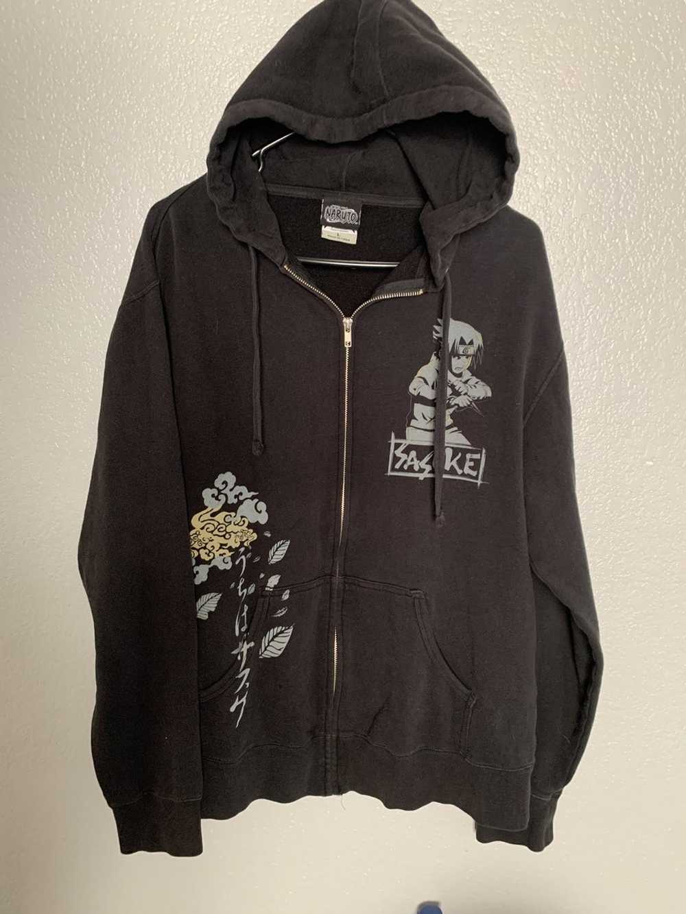 Vintage Vintage naruto hoodie sasuke print size L - image 2