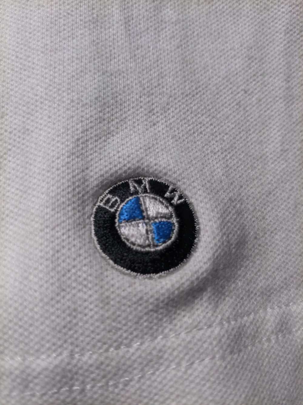 Bmw 2XL White Vintage 2000s Embroidered Sleeve Po… - image 2