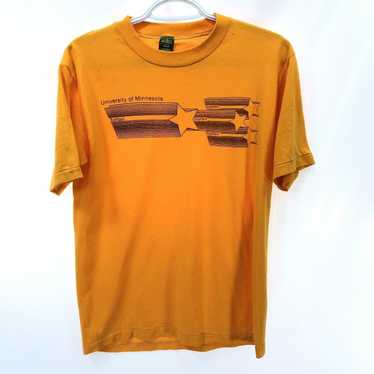 Vintage UNIVERSITY OF MINNESOTA T-shirt S Yellow … - image 1