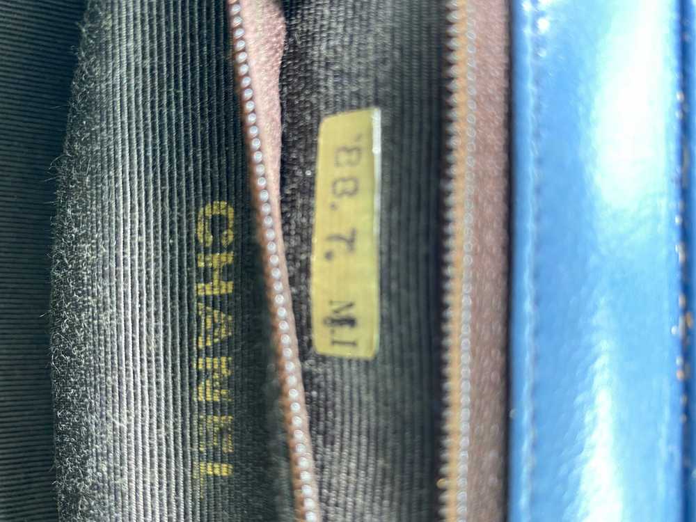 Chanel Blue Lambskin Flap Bag - image 8